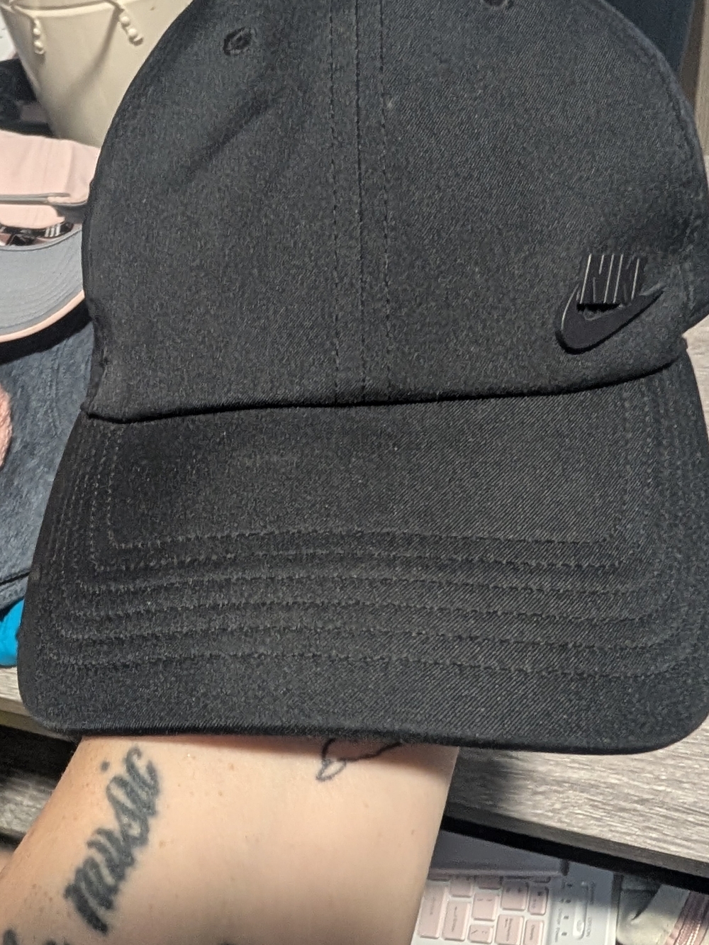Nike Black Swoosh Baseball Cap